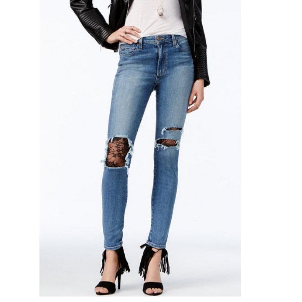 NWT Joe's Jeans Charlie High Rise Skinny Brooke Medium Wash Jeans Size 26